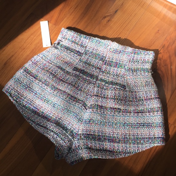 High waisted tweed funfetti shorts - Picture 2 of 2